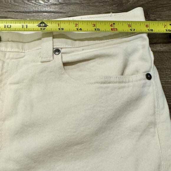 Fidelity Torino Jeans Mens 36X29 Cream Straight Cotton Denim Made in USA Slim - Picture 6 of 11